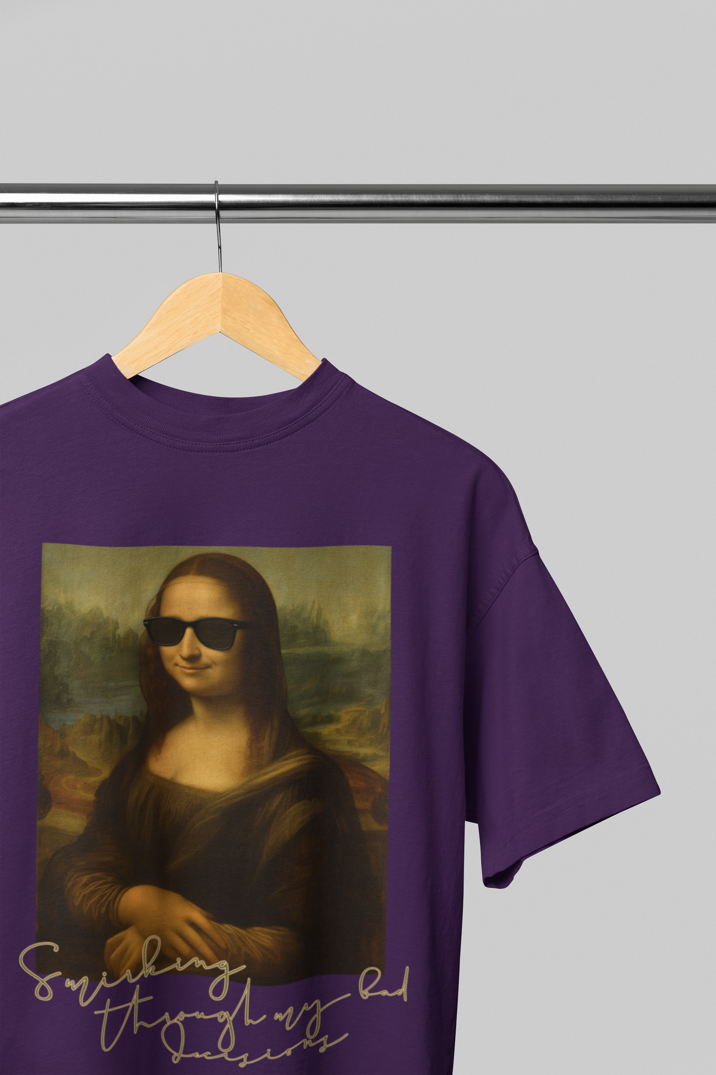 Smirking on bad decisions Oversized T-Shirt