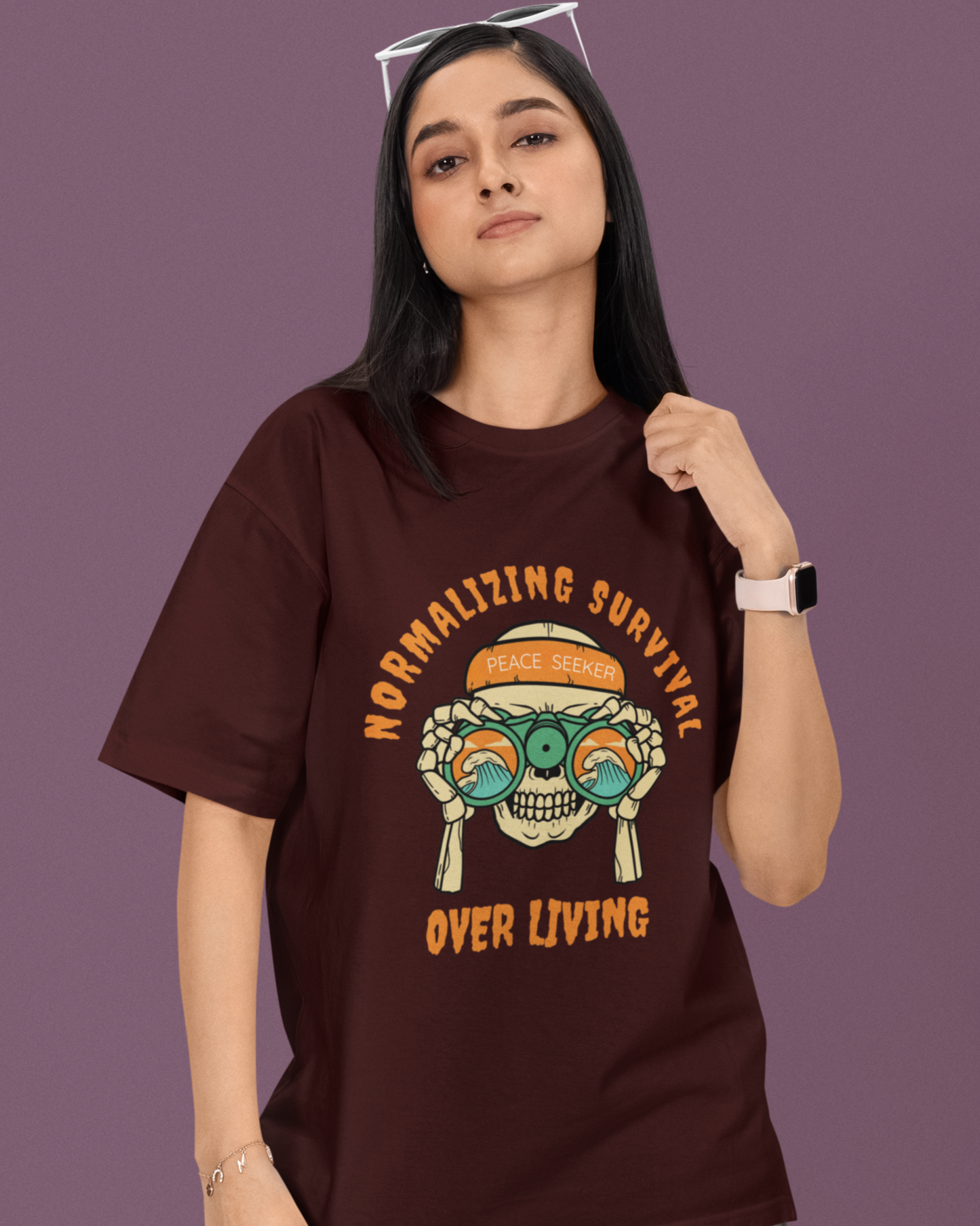 Normalizing Survival Oversized Unisex Classic TShirt