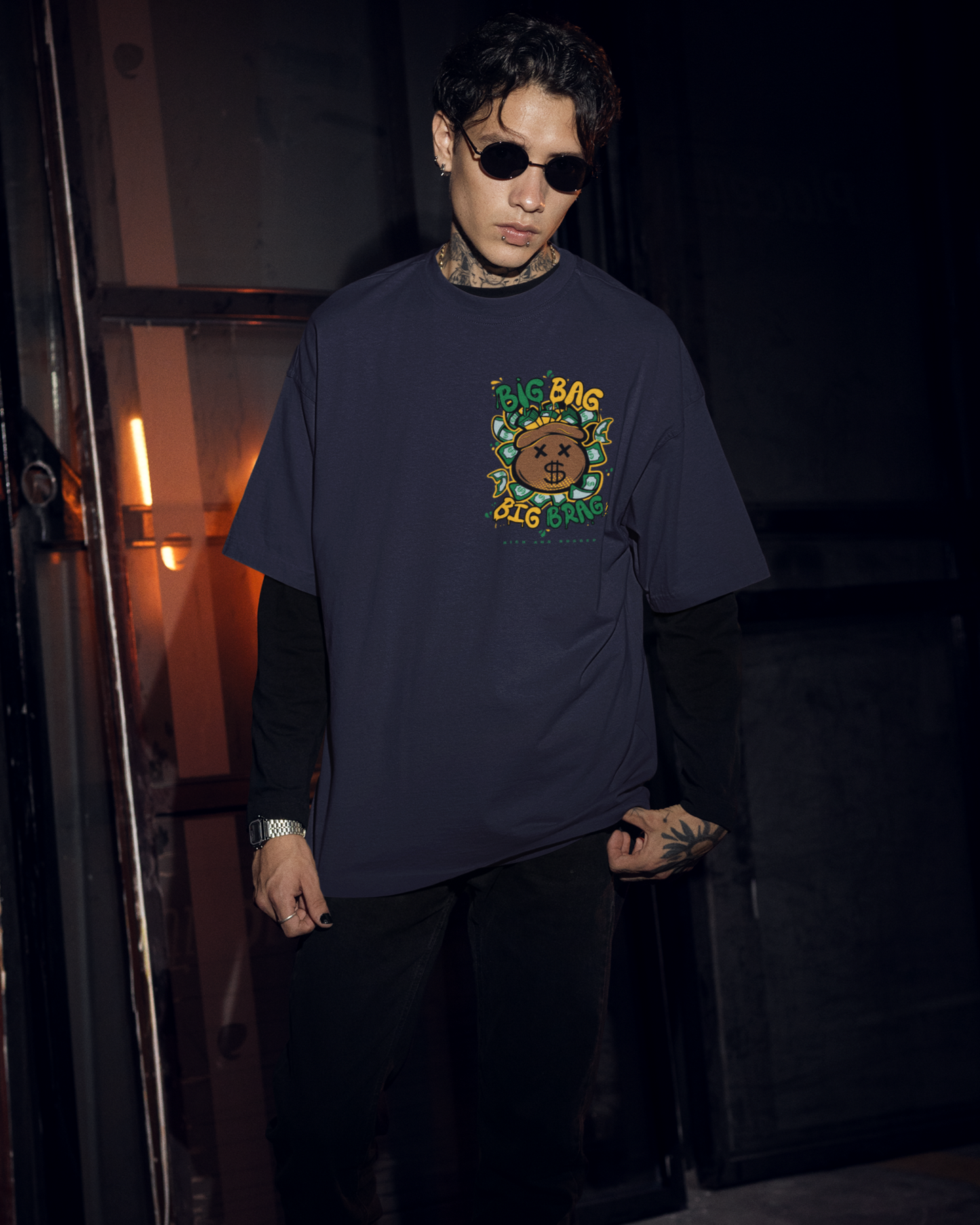 Turn up the haters French Terry Oversized T-Shirt