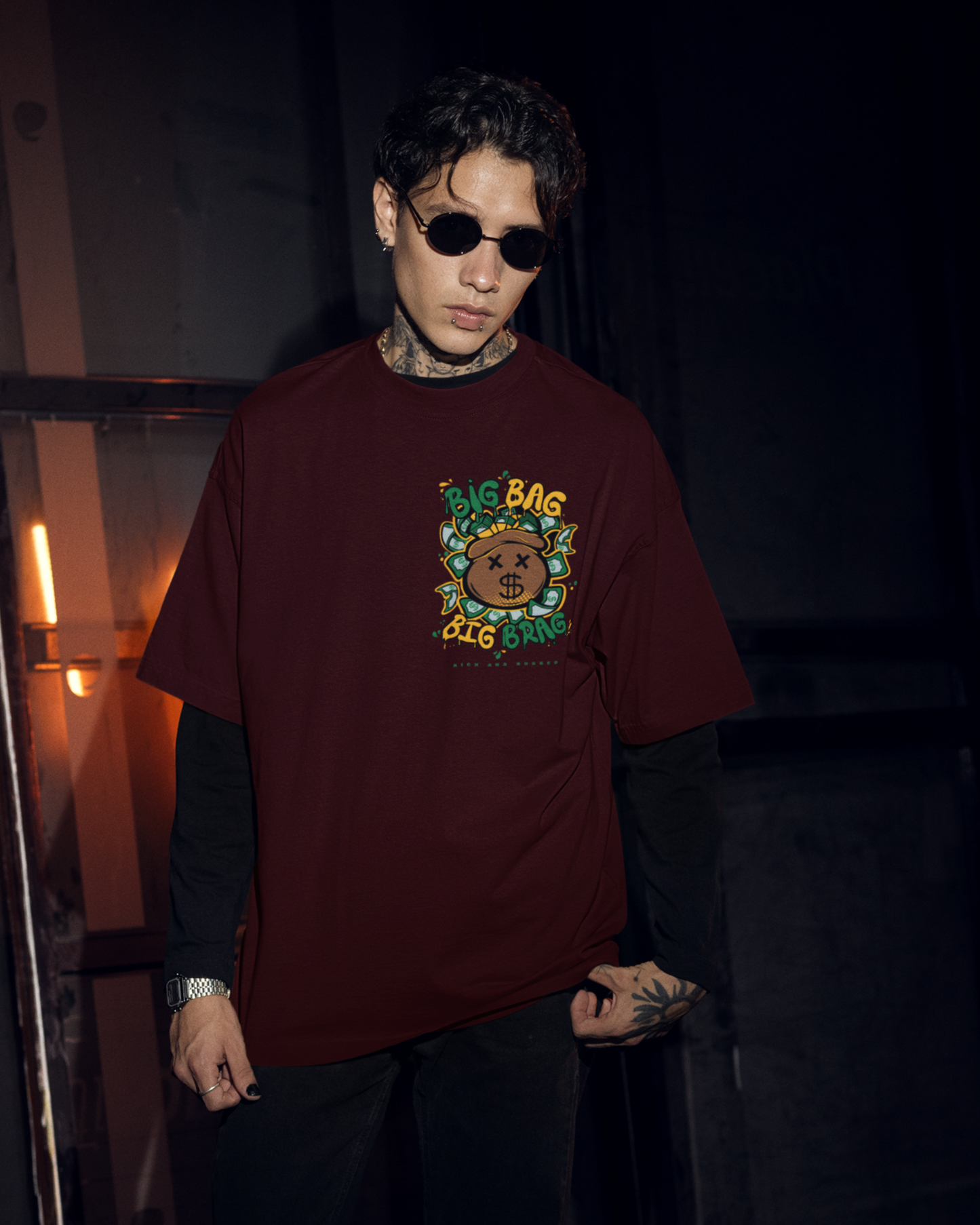 Turn up the haters French Terry Oversized T-Shirt