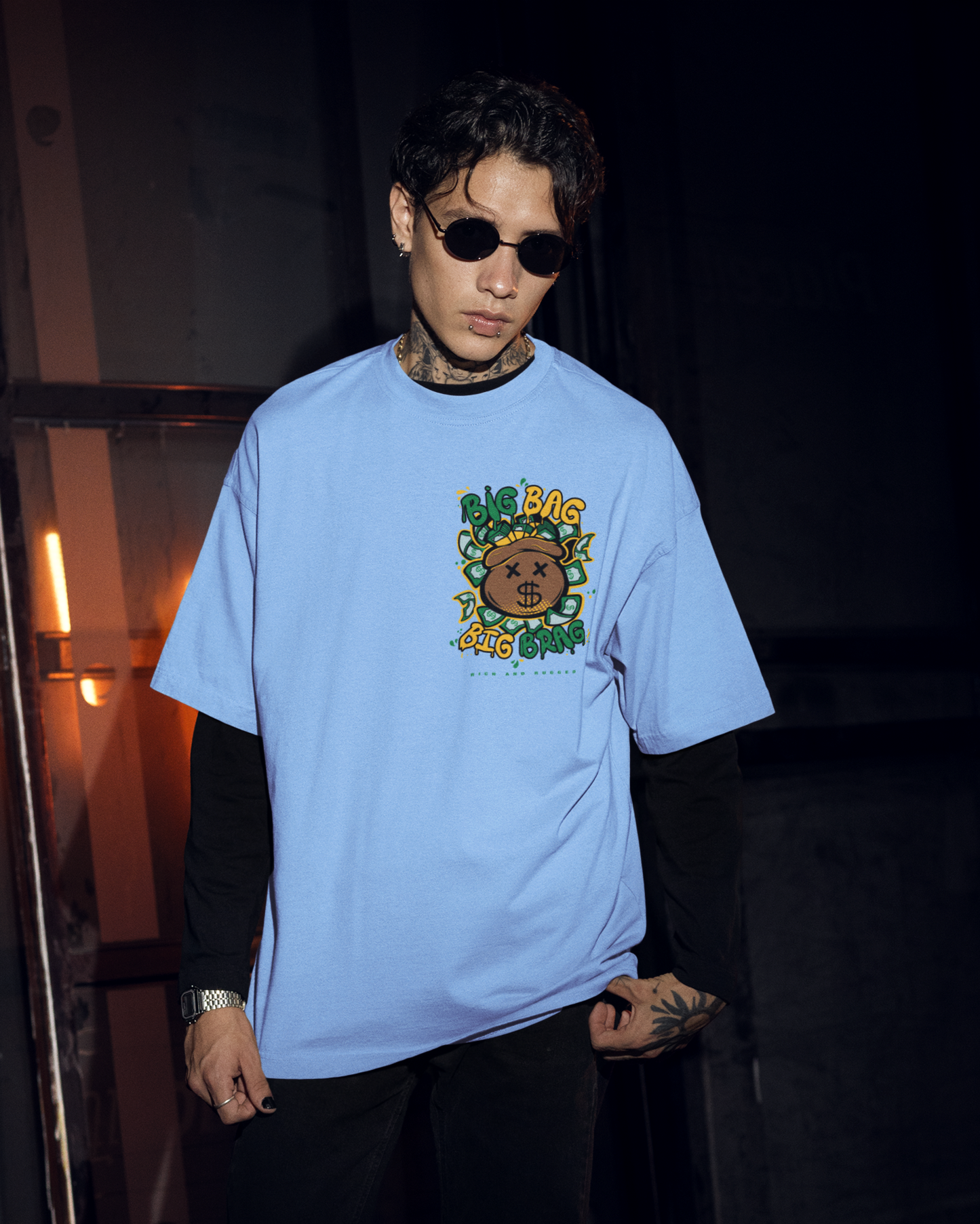 Turn up the haters French Terry Oversized T-Shirt
