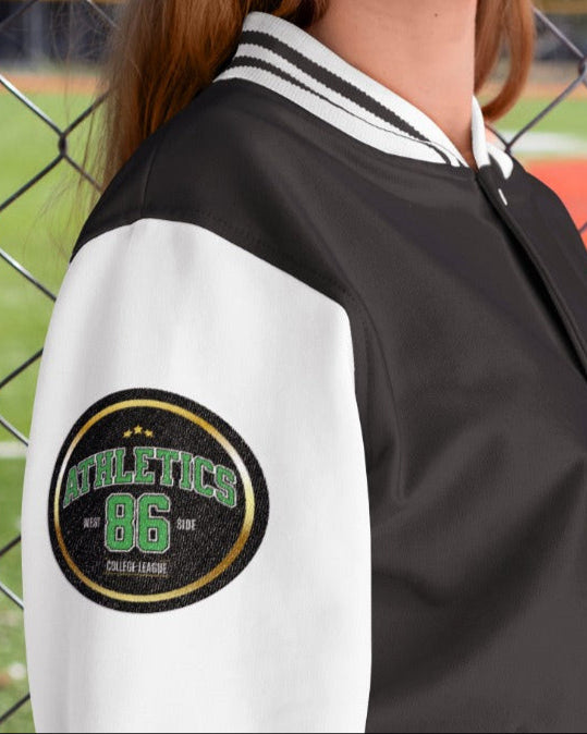 V Black VARSITY JACKET