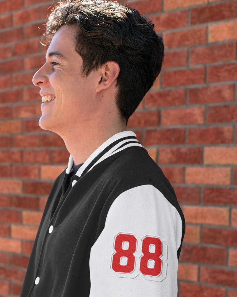 V Black VARSITY JACKET