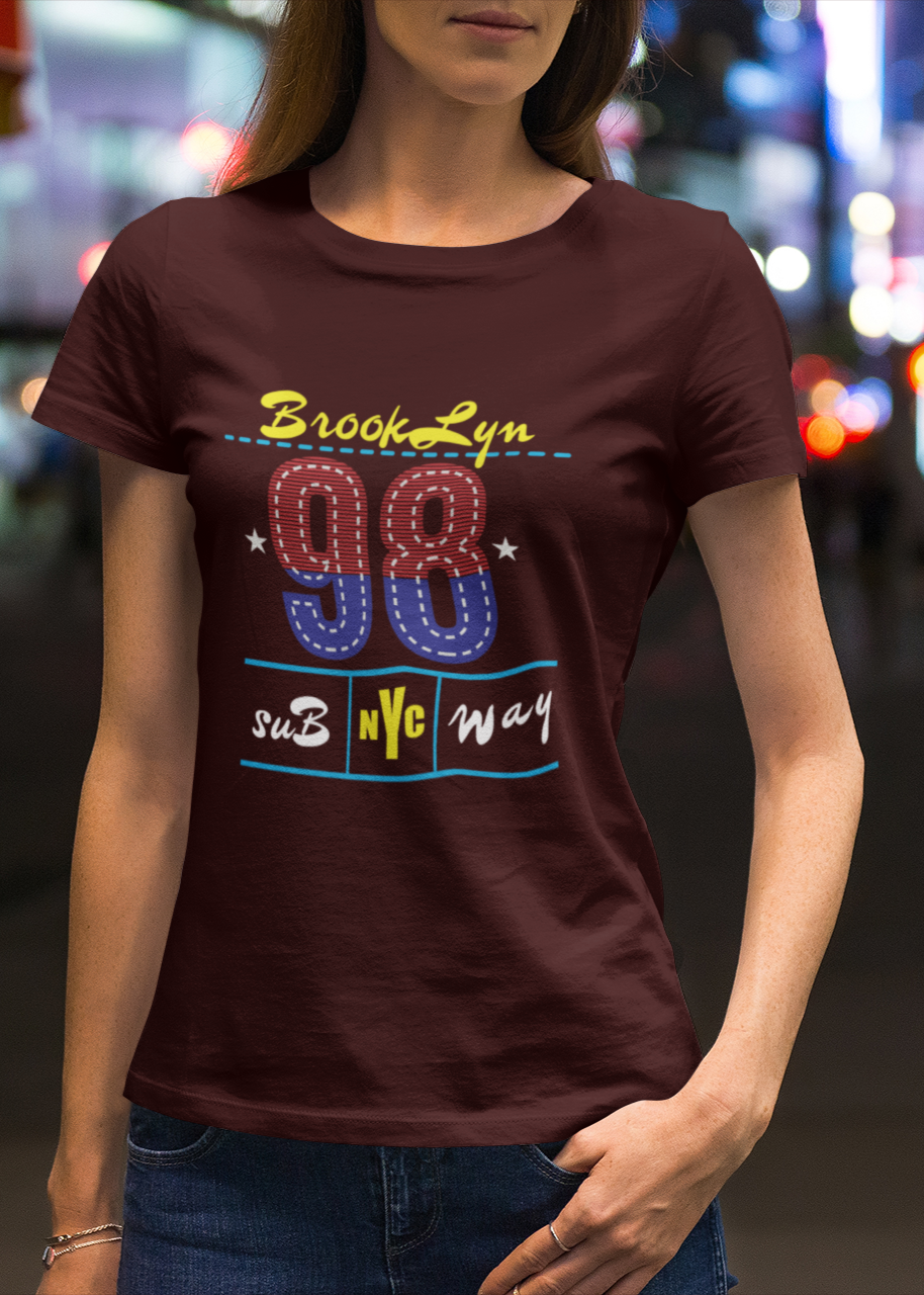 BROOKLYN Women regular fit tshirt
