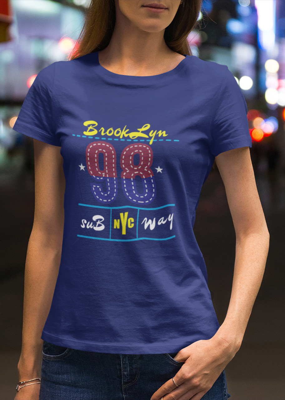 BROOKLYN Women regular fit tshirt