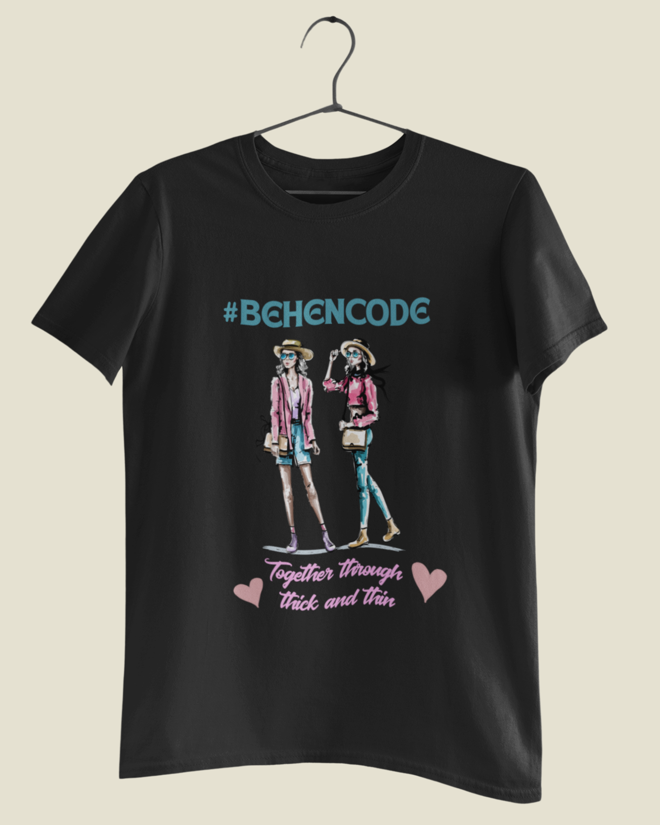 BEHENCODE Women regular fit tshirt