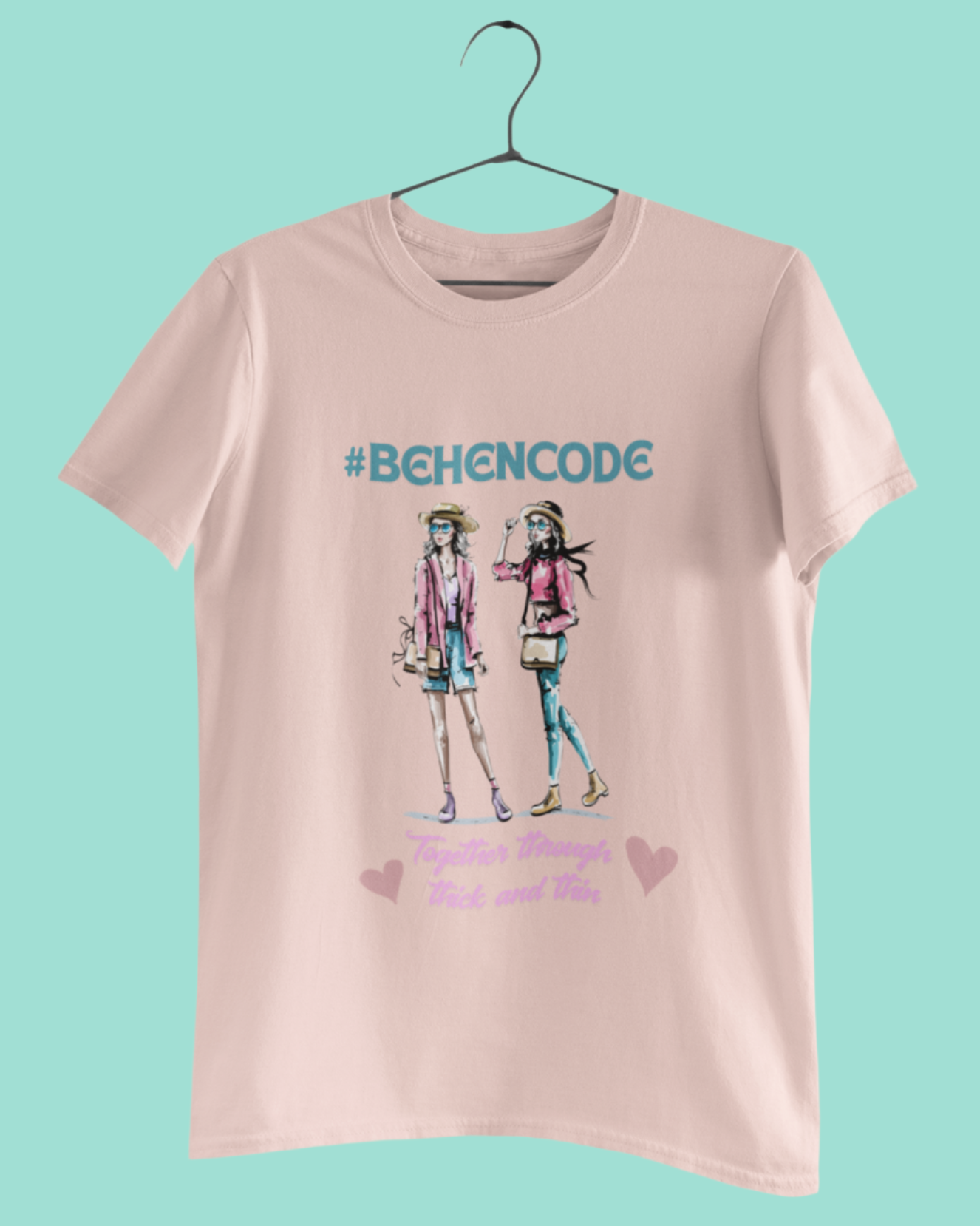 BEHENCODE Women regular fit tshirt