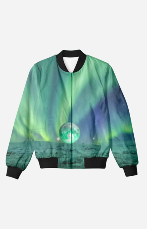 Northern Lights Unisex Bomber Jacket