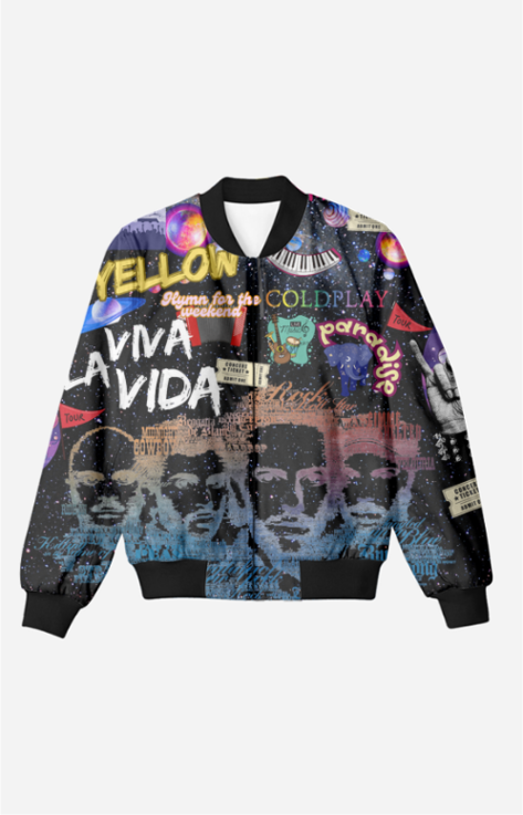COLDPLAY theme Bomber Jacket