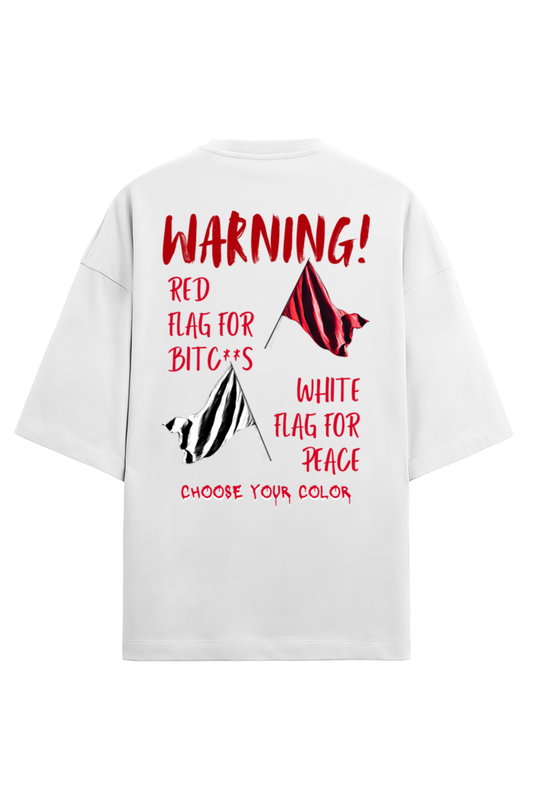 RED FLAG Terry Oversized Unisex T-Shirt