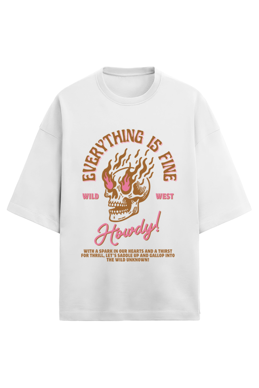 HOWDY French Terry Oversized T-Shirt
