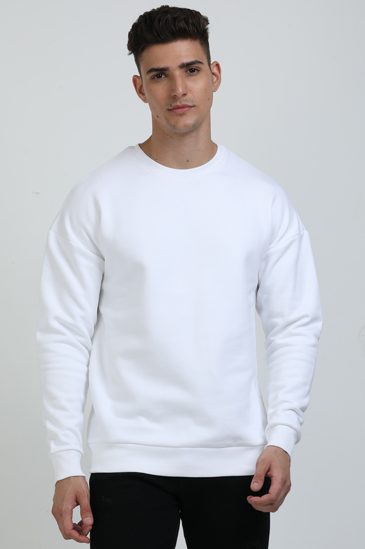 SOLID Unisex Oversized Sweatshirt