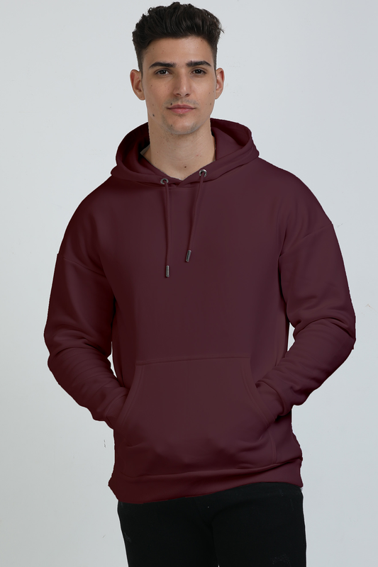 SOLID Oversized Unisex Hooded Sweatshirt