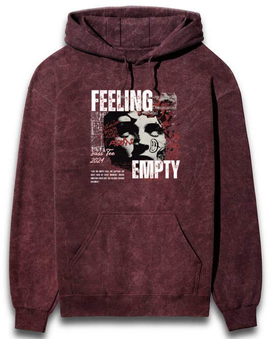 FEELING EMPTY Acid wash Unisex Hoodie