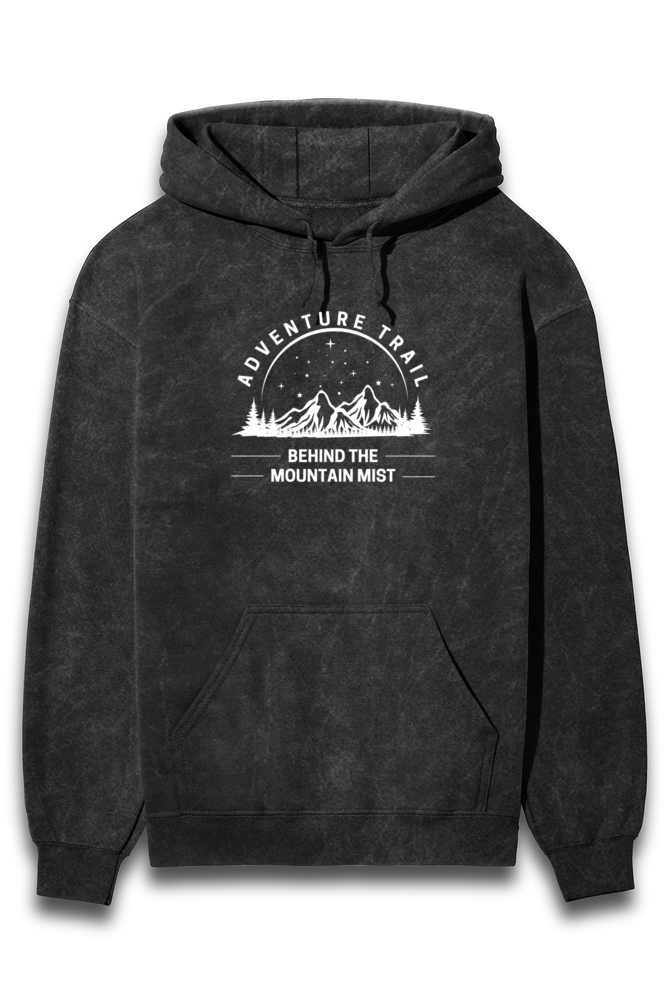 ADVENTURE Acid-wash Unisex Hoodie