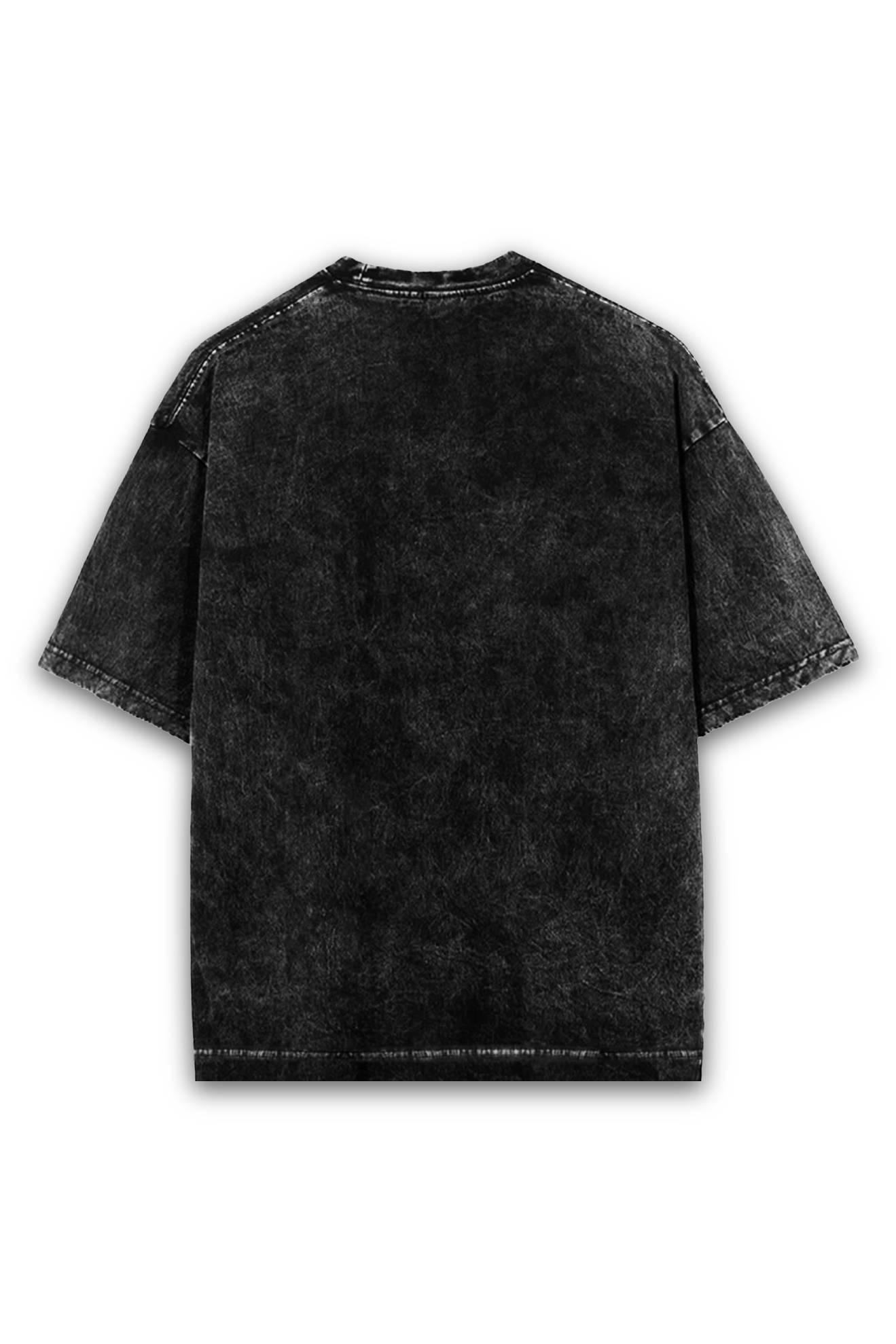 SILENCE Acid-wash Oversized T-Shirt