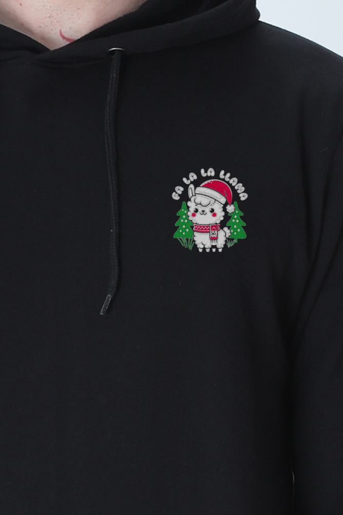 LA llama embroidered Hoodie