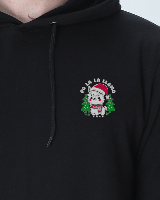 LA llama embroidered Hoodie