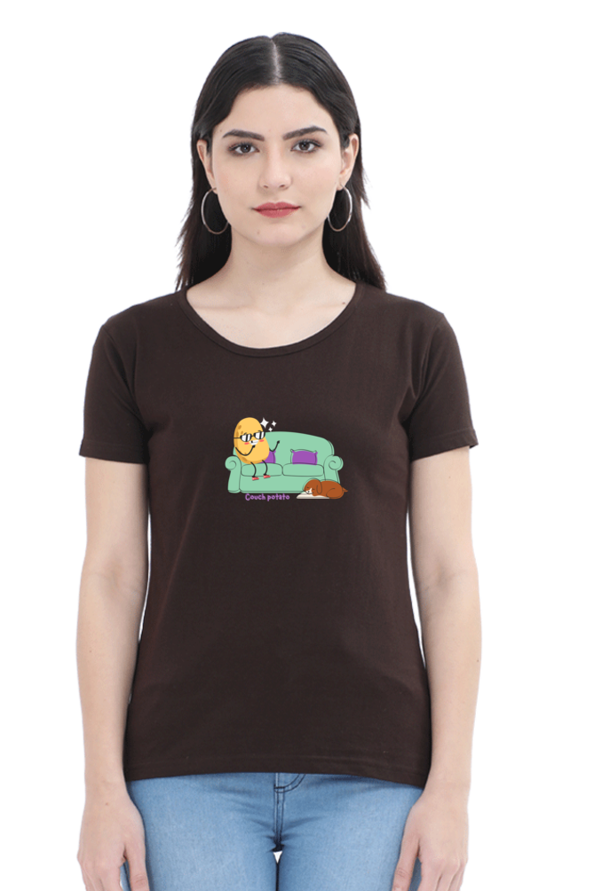 COUCH POTATO Women regular T-Shirt