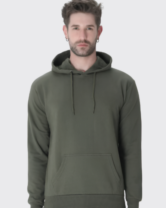 SOLID Unisex Hooded Sweatshirt