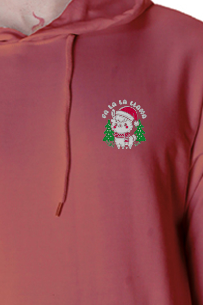 LA llama embroidered Hoodie