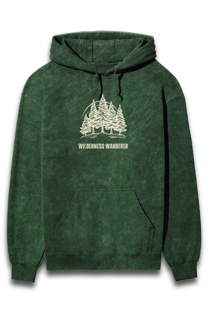 Wilderness Acid Wash Unisex Hoodie