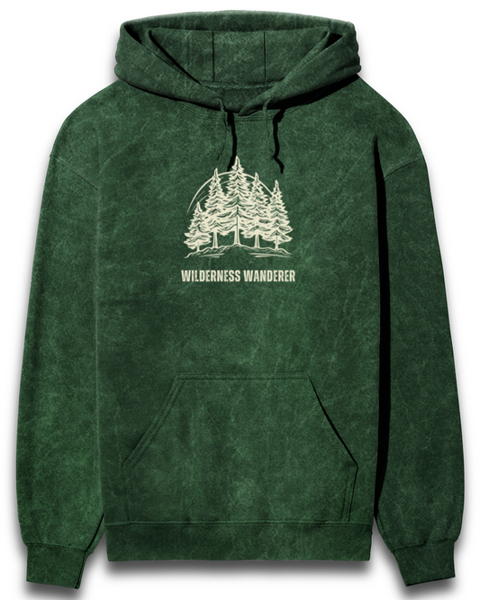 Wilderness Acid Wash Unisex Hoodie