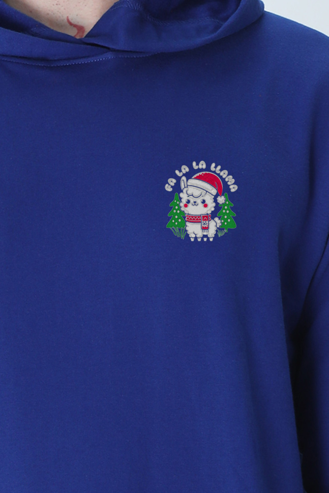 LA llama embroidered Hoodie