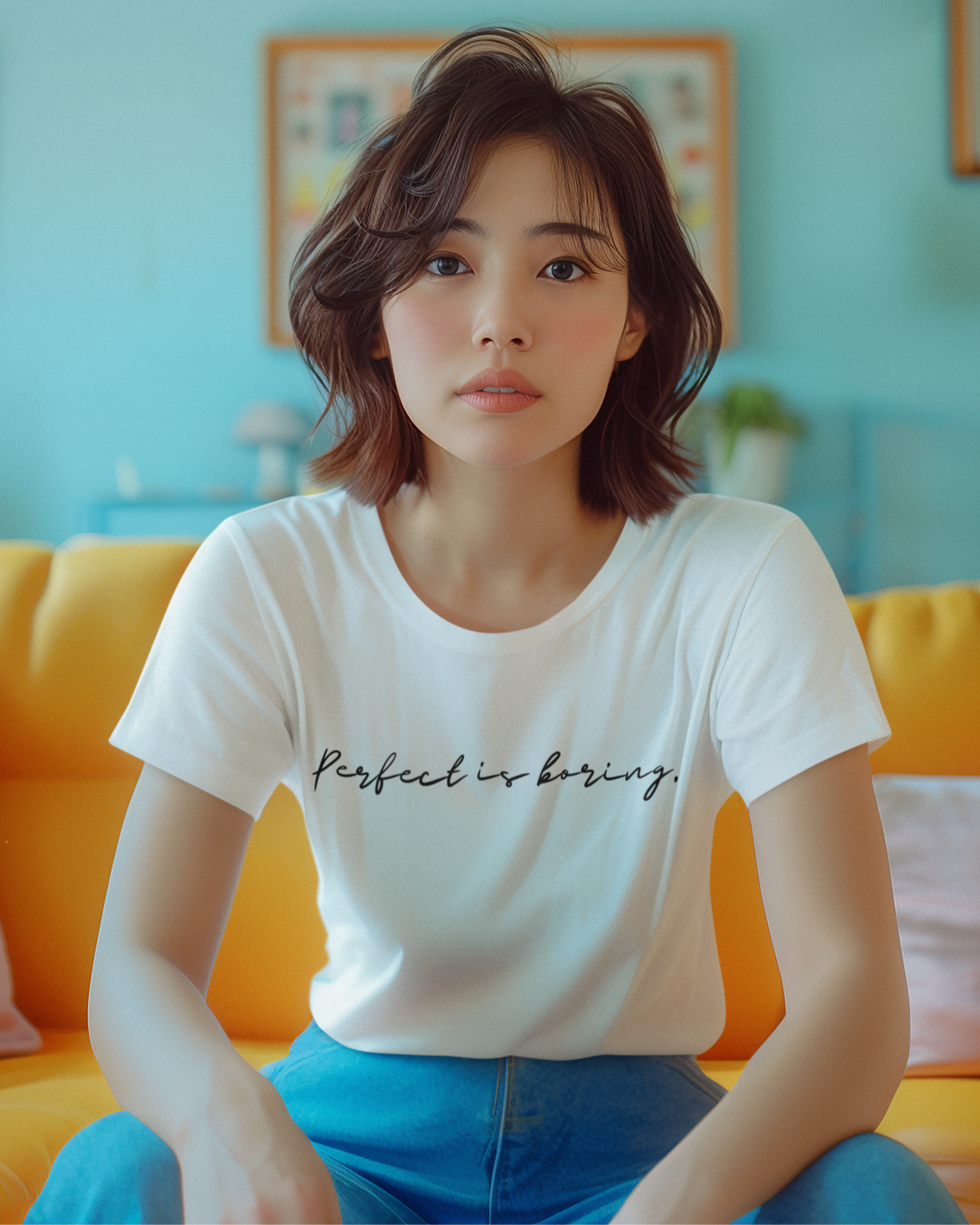 Perfect's Boring Women Regular fit T-Shirt