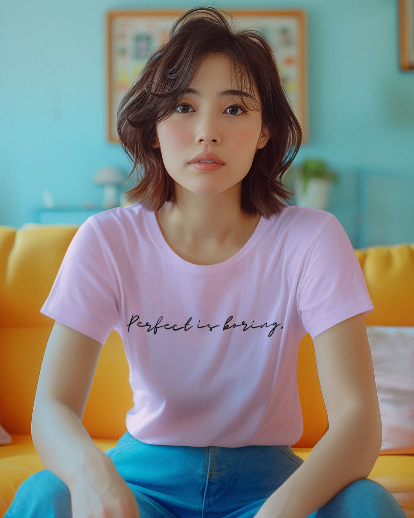 Perfect's Boring Women Regular fit T-Shirt