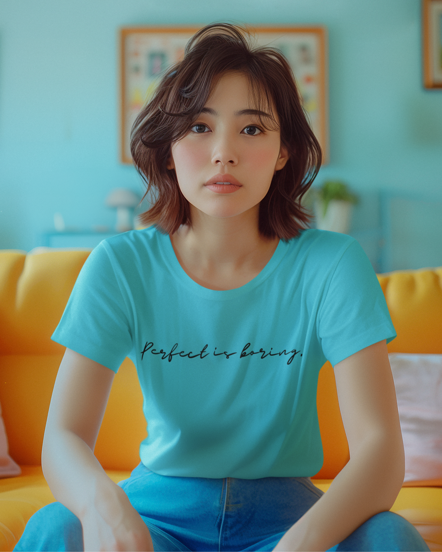 Perfect's Boring Women Regular fit T-Shirt