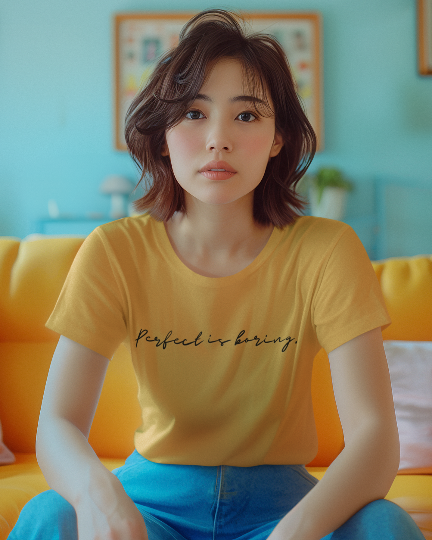 Perfect's Boring Women Regular fit T-Shirt