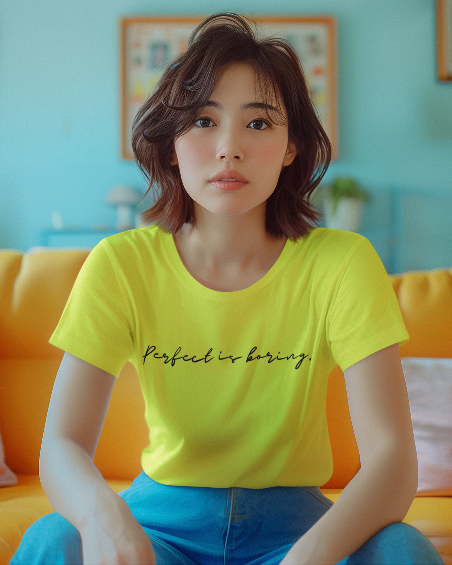 Perfect's Boring Women Regular fit T-Shirt