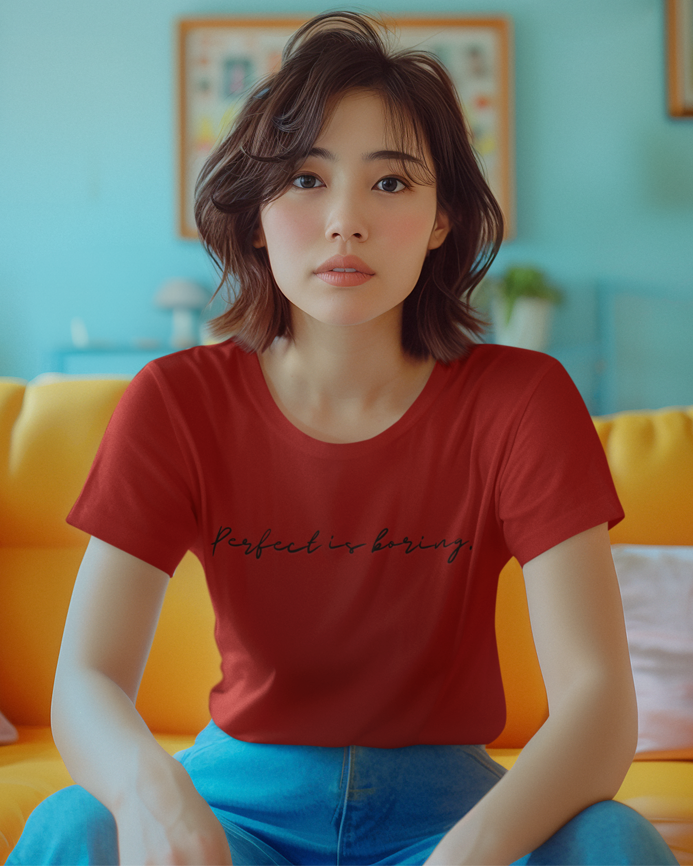 Perfect's Boring Women Regular fit T-Shirt