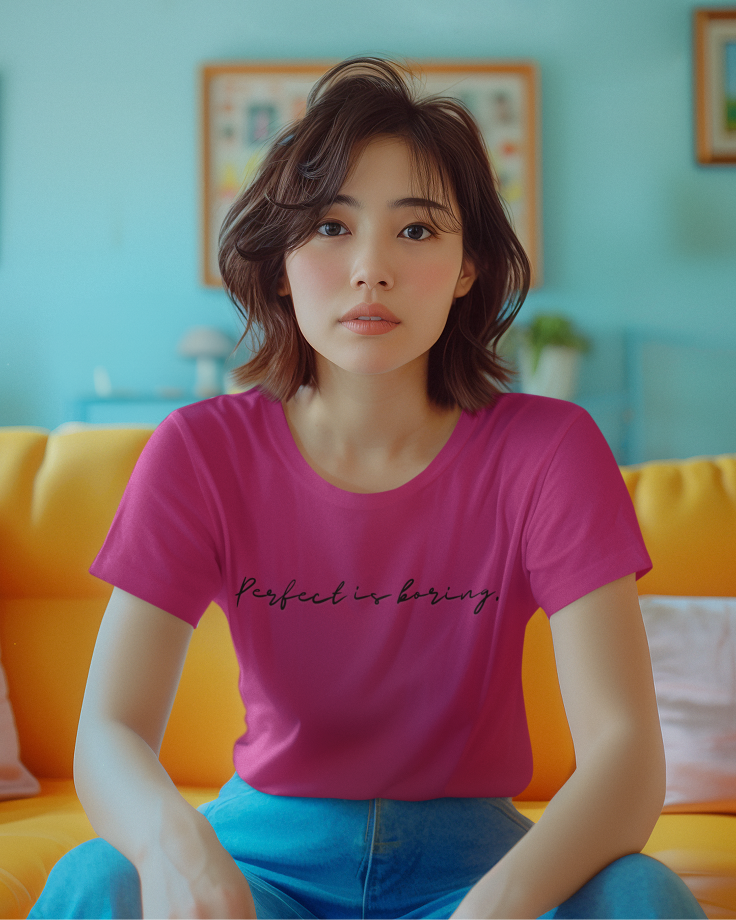 Perfect's Boring Women Regular fit T-Shirt