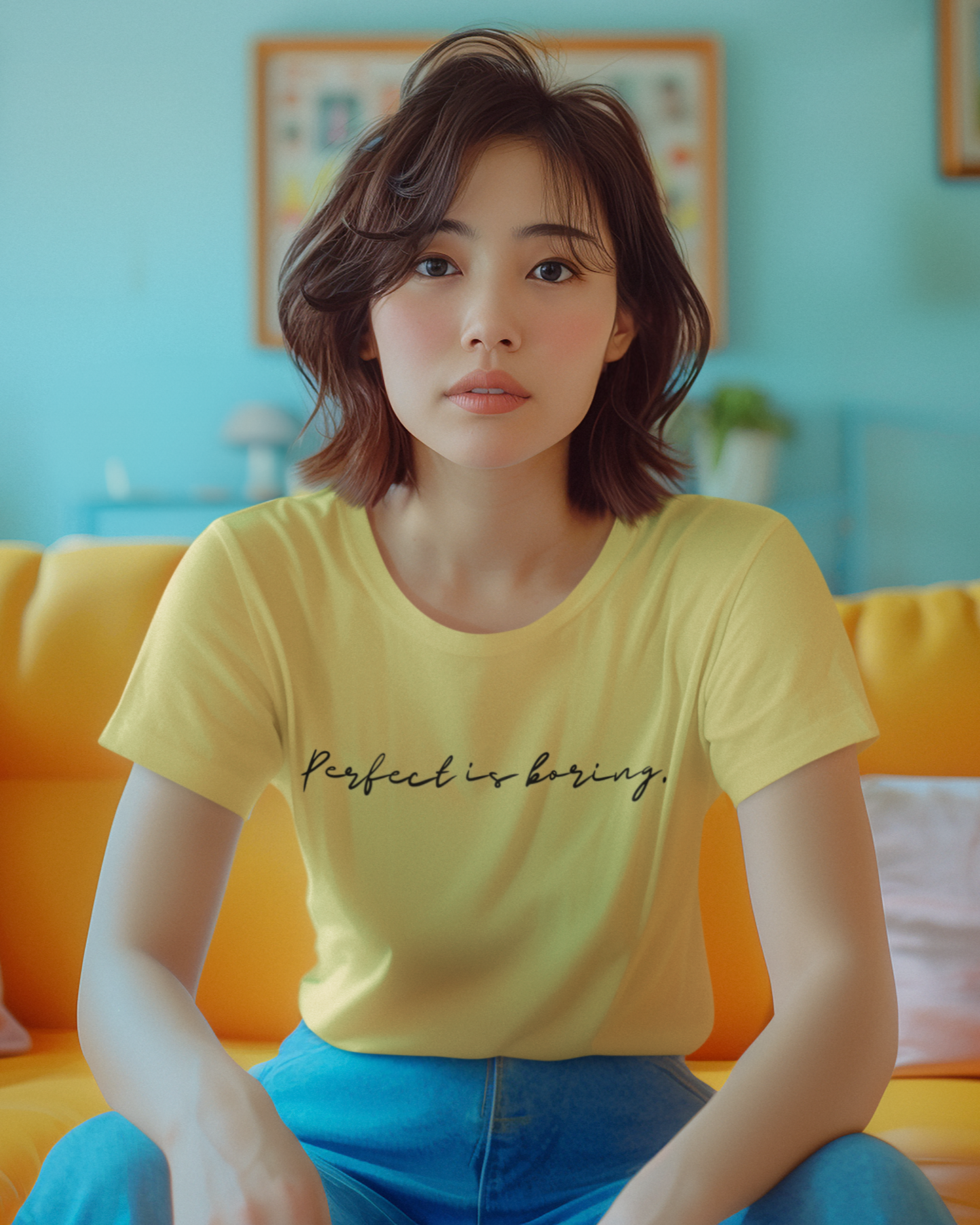 Perfect's Boring Women Regular fit T-Shirt