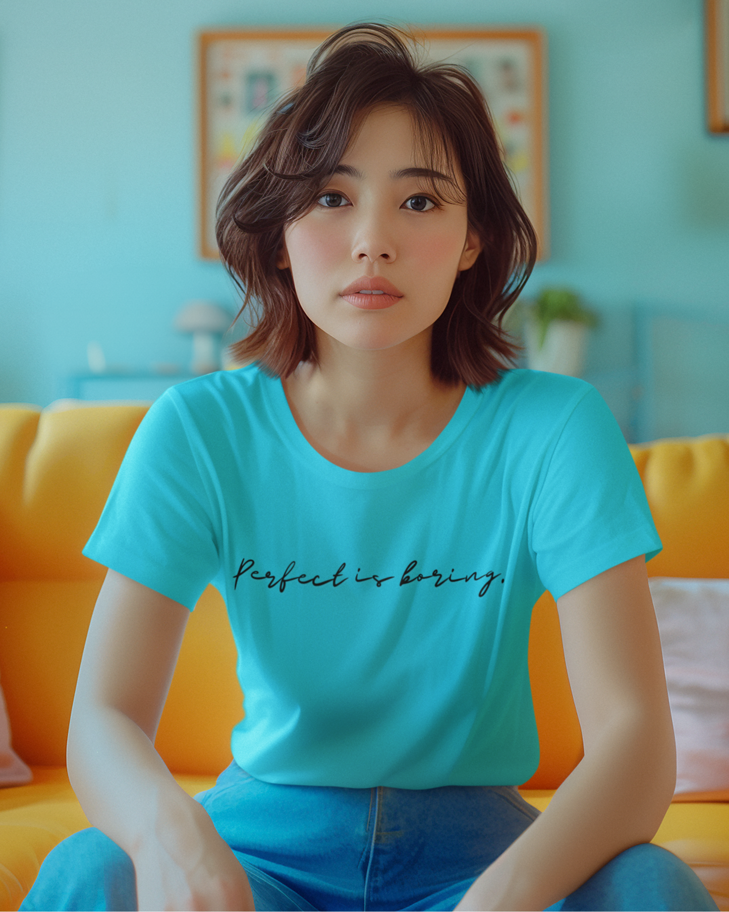 Perfect's Boring Women Regular fit T-Shirt