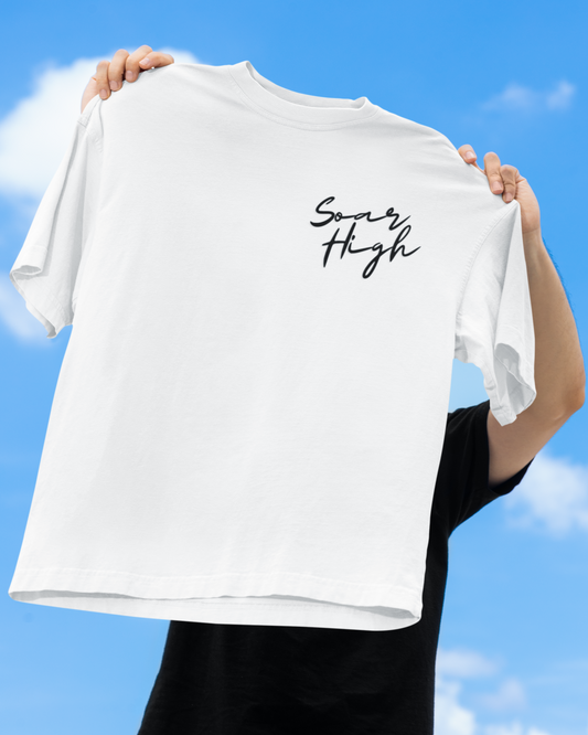 Soar High puff print Oversized T-Shirt