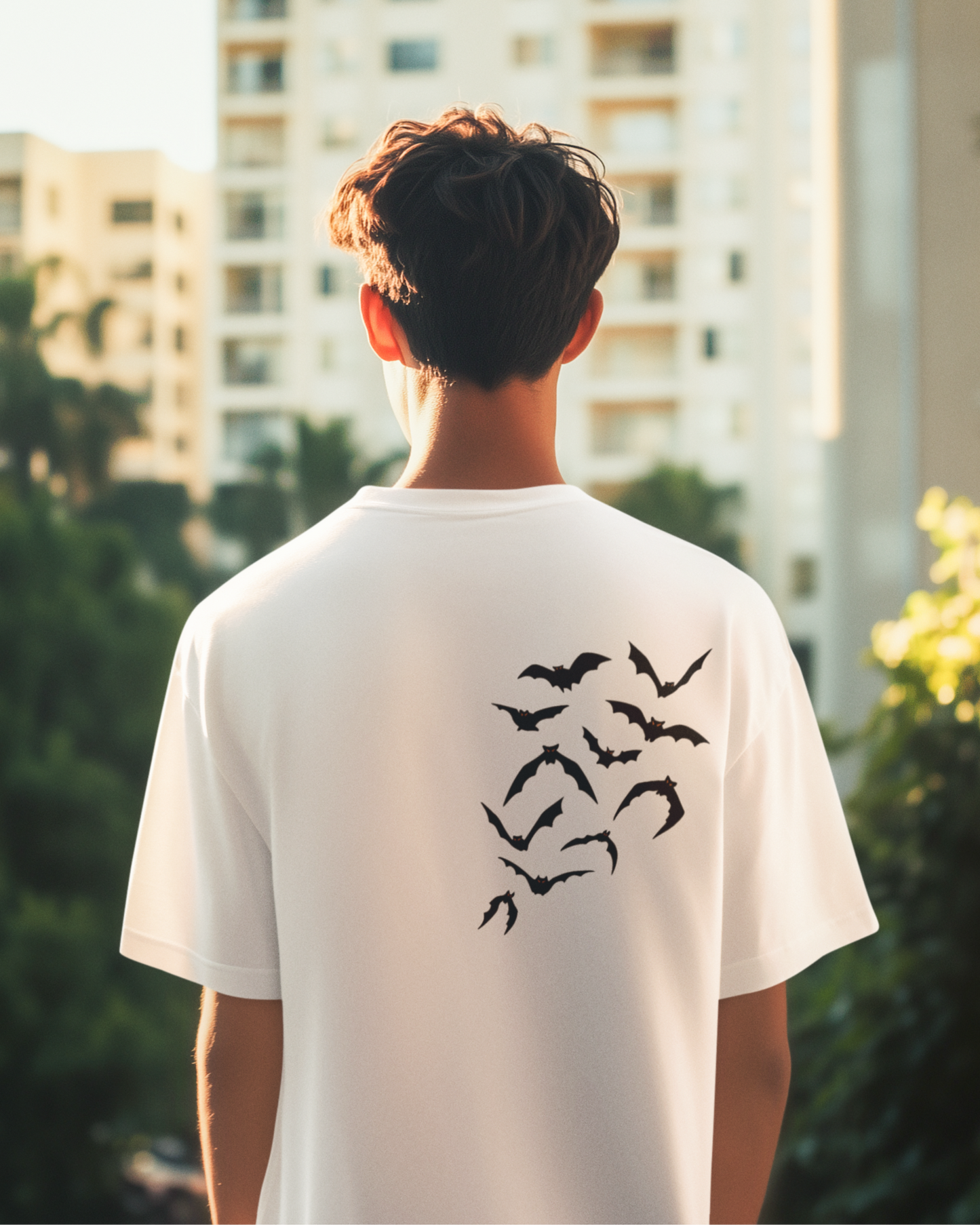 Soar High puff print Oversized T-Shirt