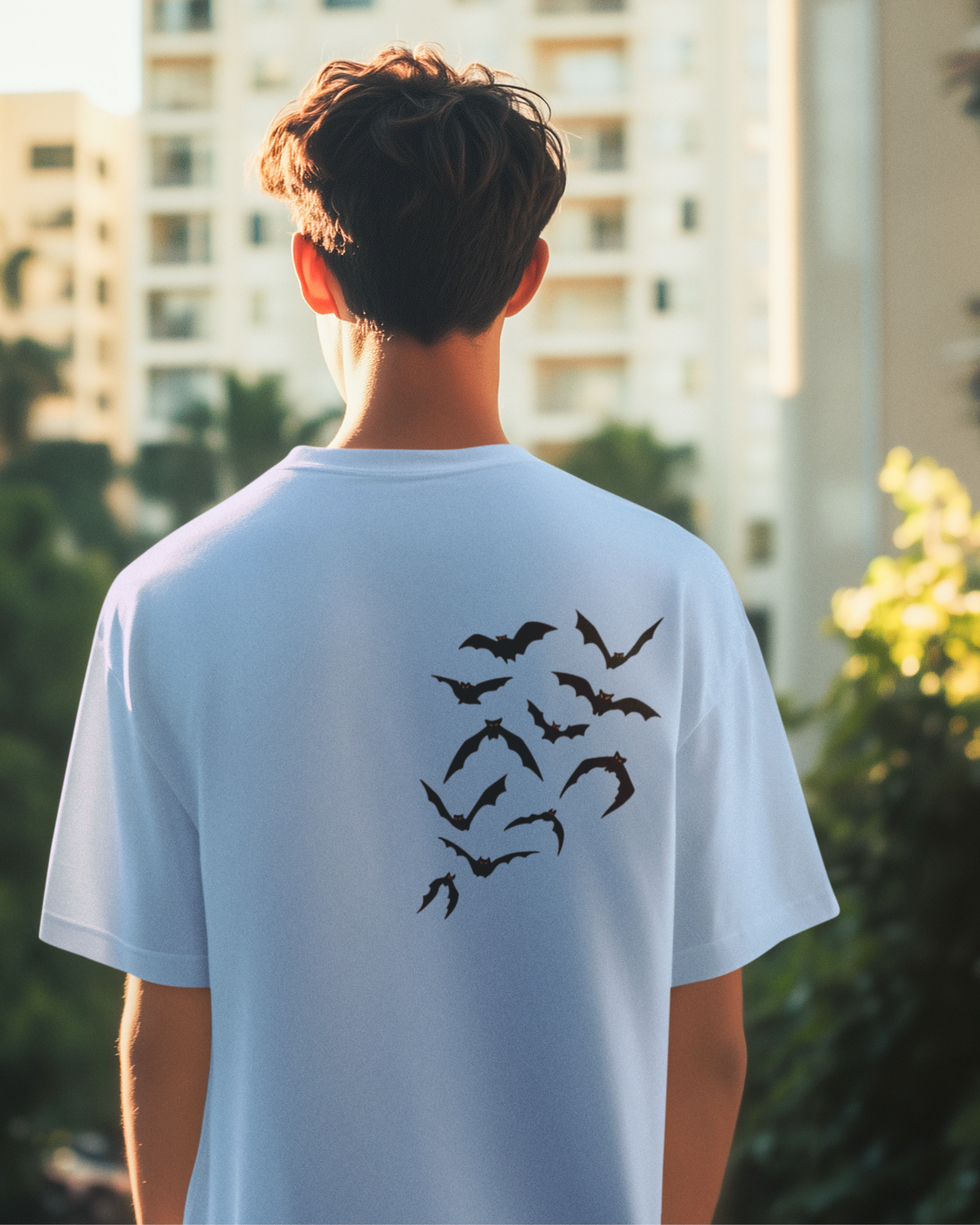 Soar High puff print Oversized T-Shirt