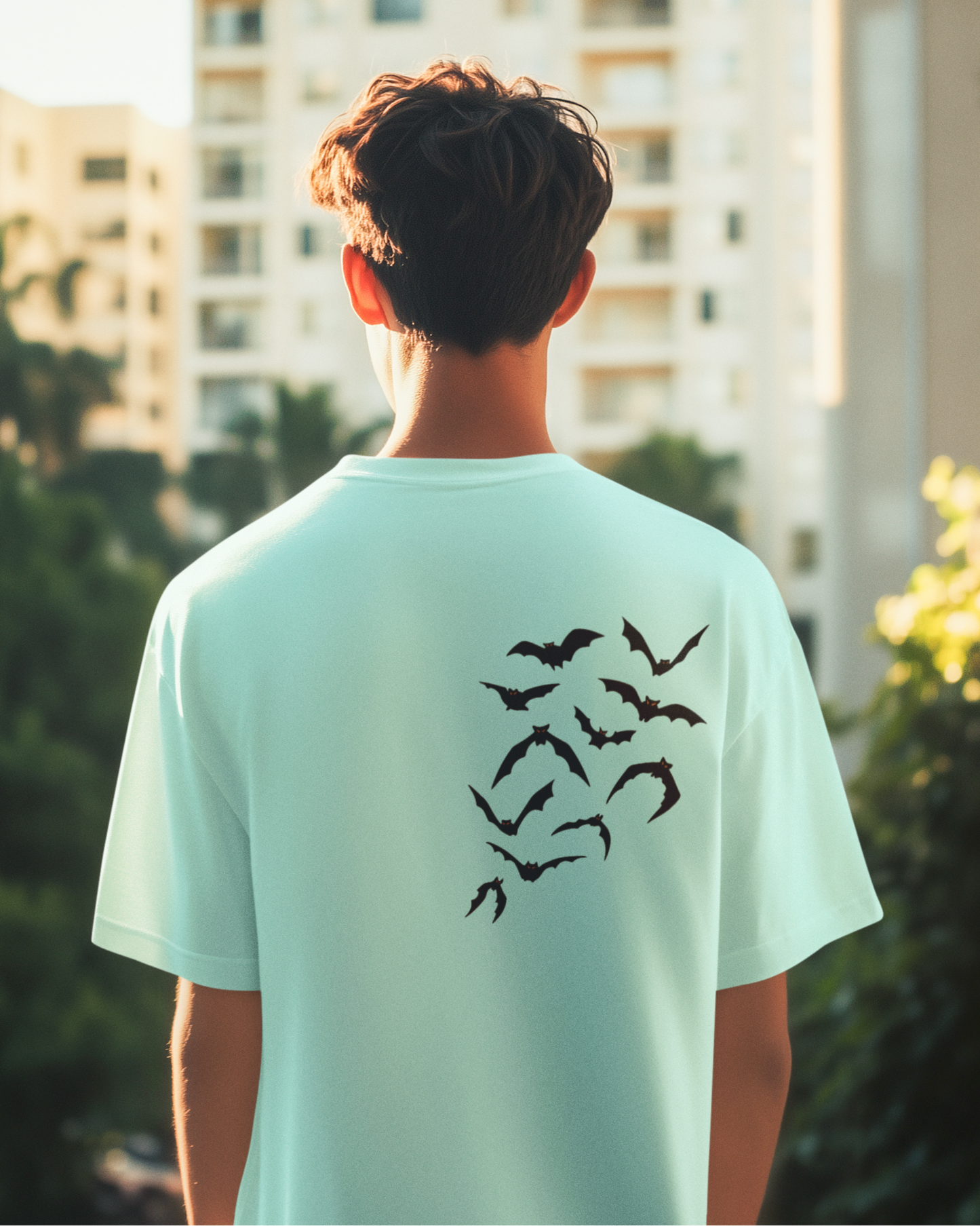 Soar High puff print Oversized T-Shirt