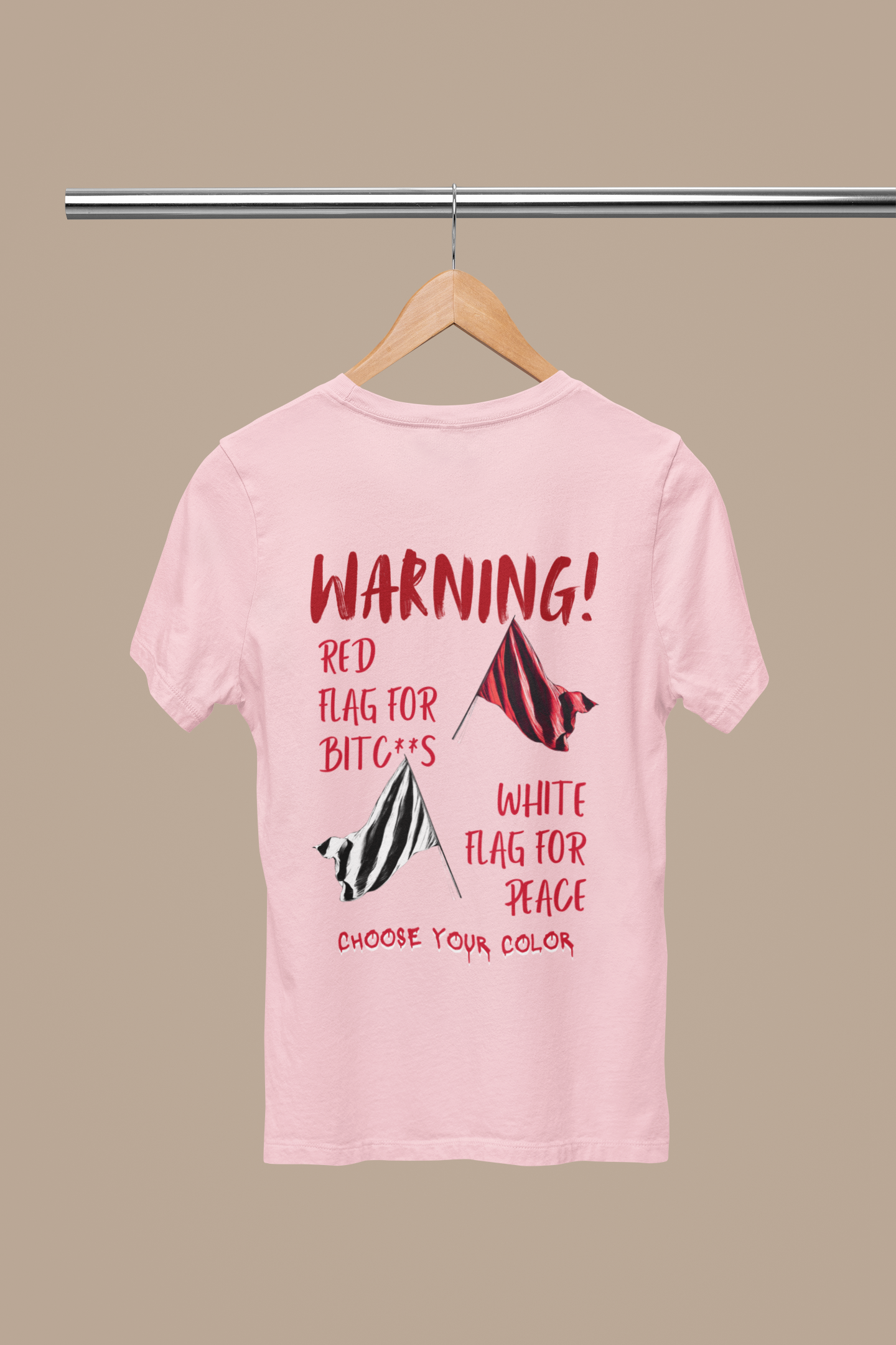 RED FLAG Oversized Unisex Classic T-Shirt
