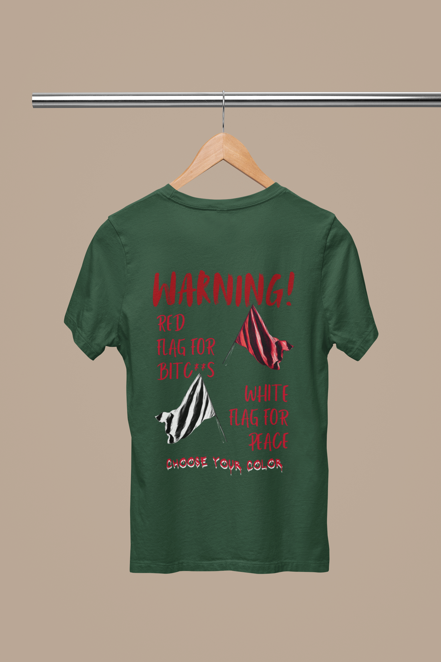 RED FLAG Oversized Unisex Classic T-Shirt