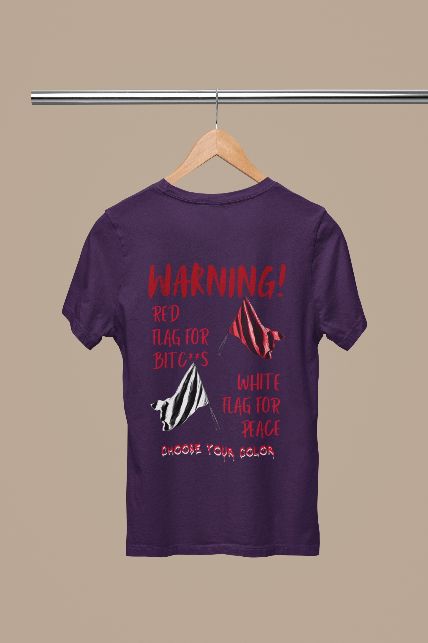 RED FLAG Oversized Unisex Classic T-Shirt