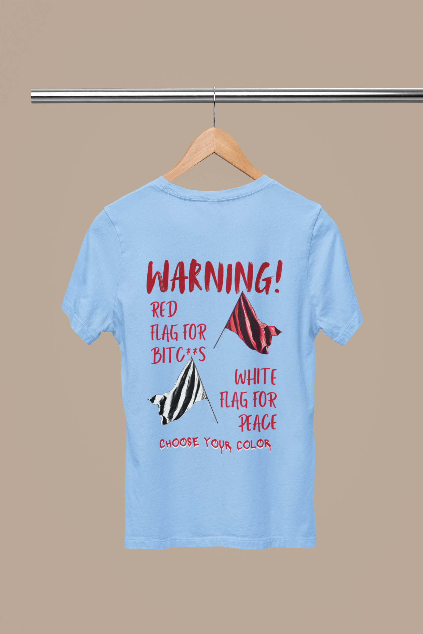 RED FLAG Oversized Unisex Classic T-Shirt