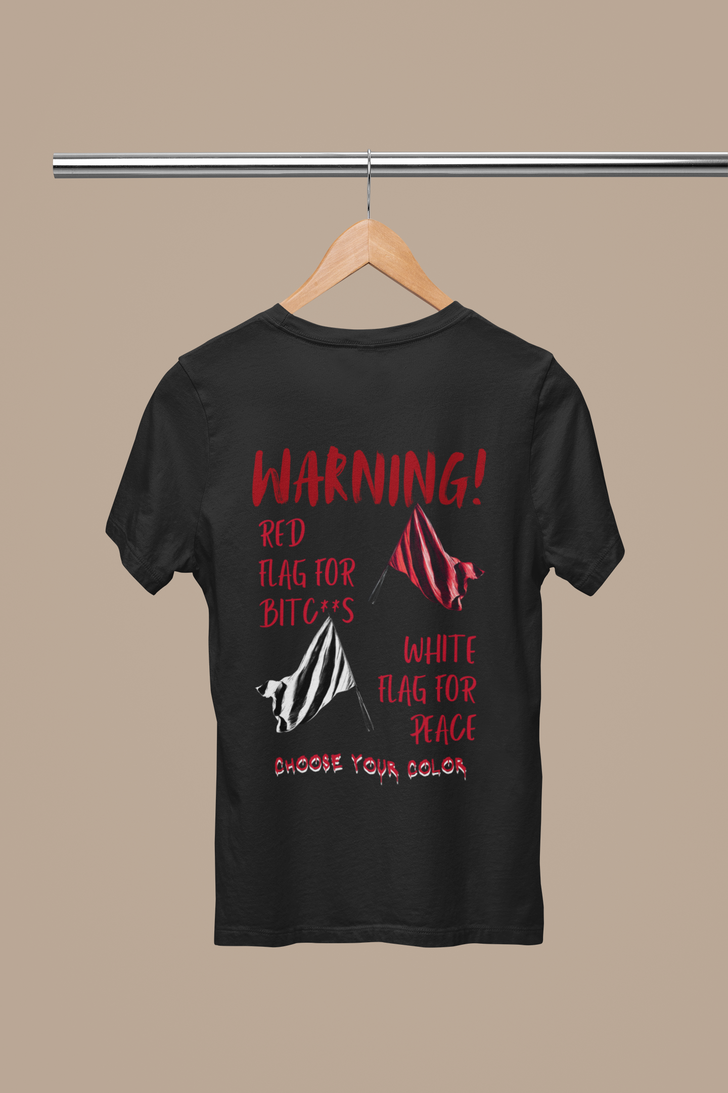RED FLAG Oversized Unisex Classic T-Shirt