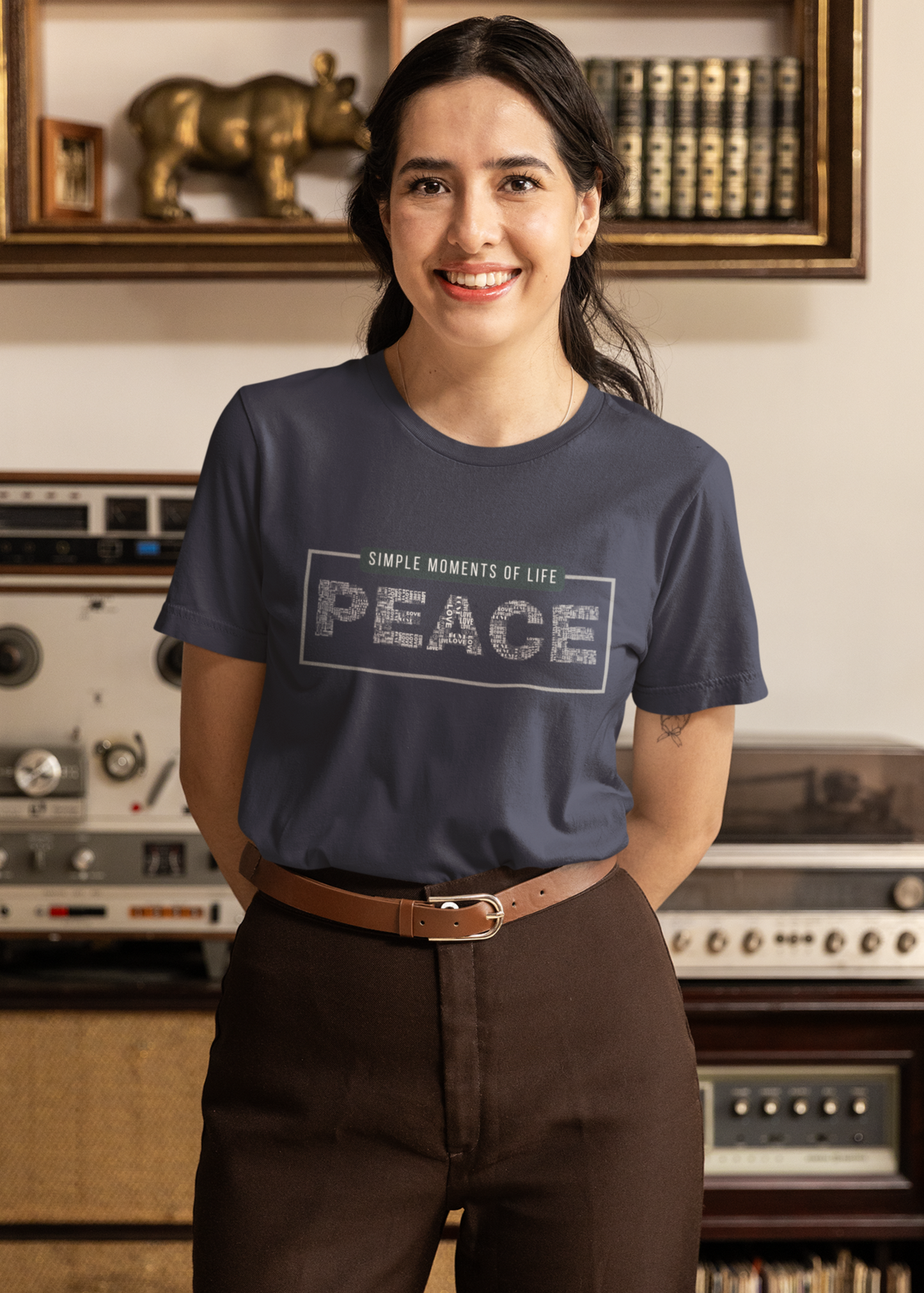 PEACE & LOVE Unisex Supima TShirt