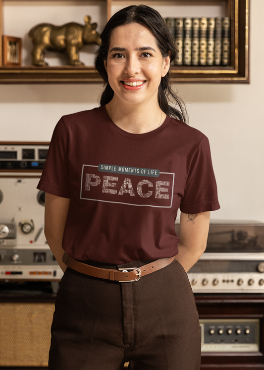 PEACE & LOVE Unisex Supima TShirt