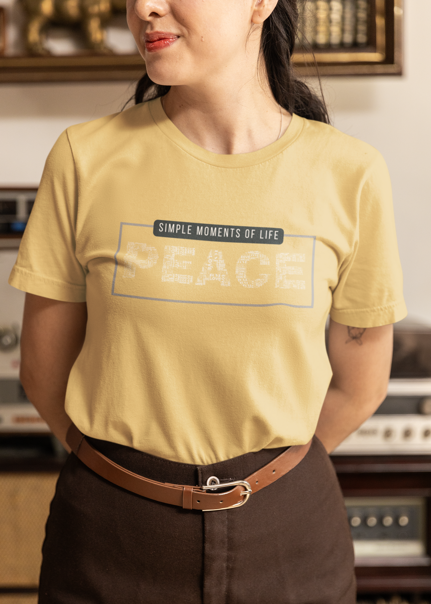 PEACE & LOVE Unisex Supima TShirt