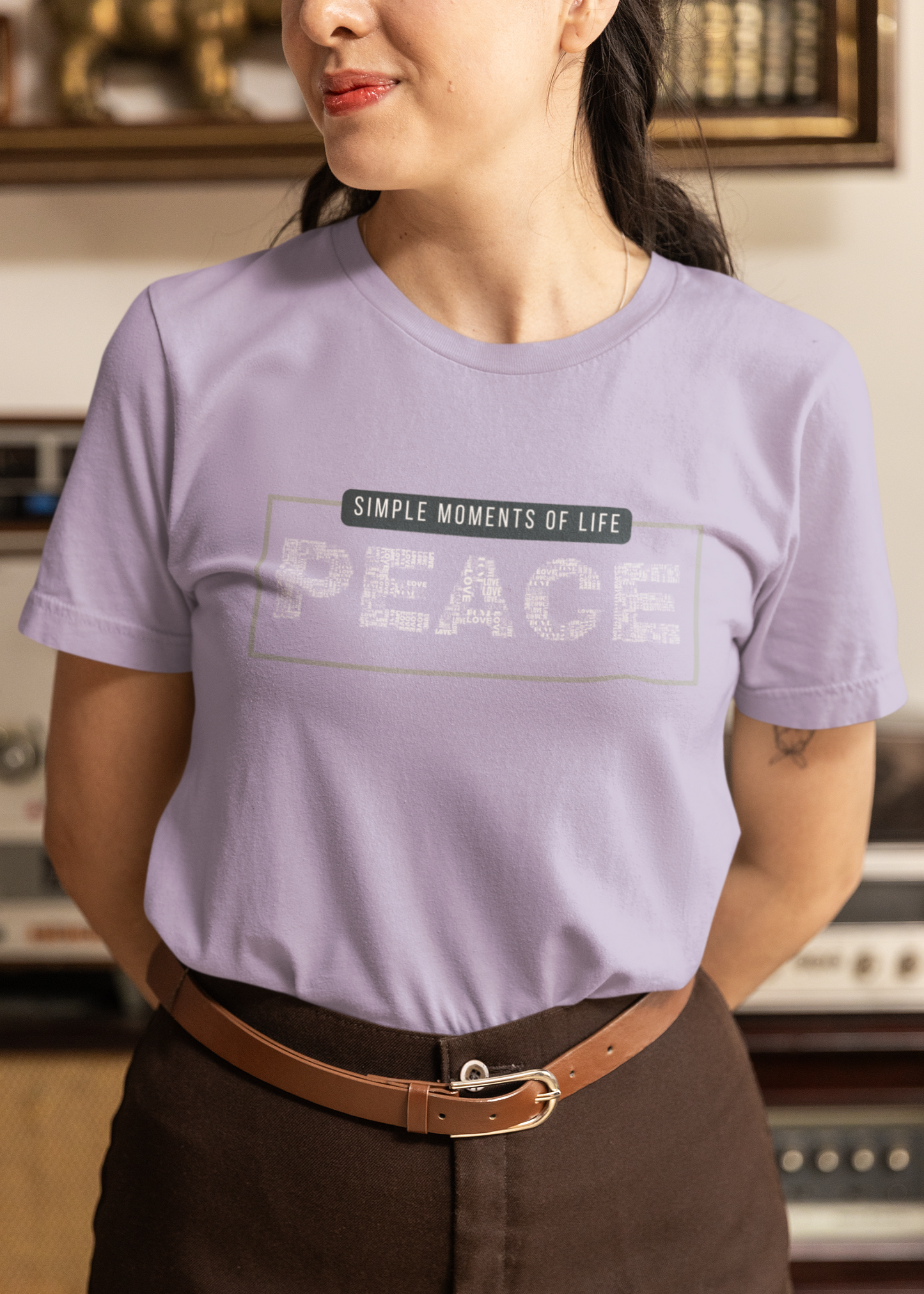 PEACE & LOVE Unisex Supima TShirt